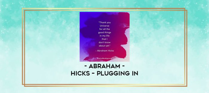 Abraham - Hicks - Plugging In digital courses